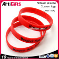 New style fashion silicone festival bracelets for promotion